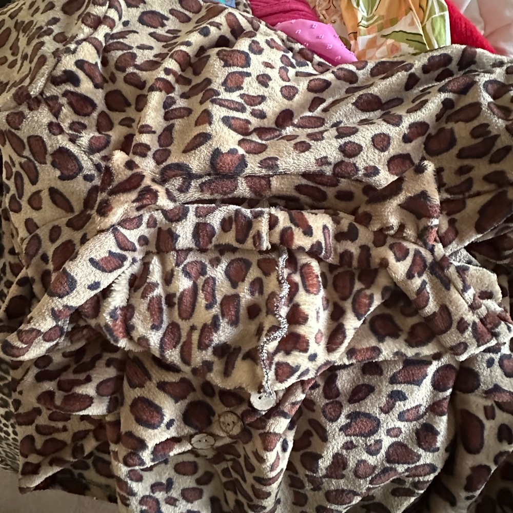 Unbranded Leopard Animal Ears Swing Coat - Picture 8 of 10